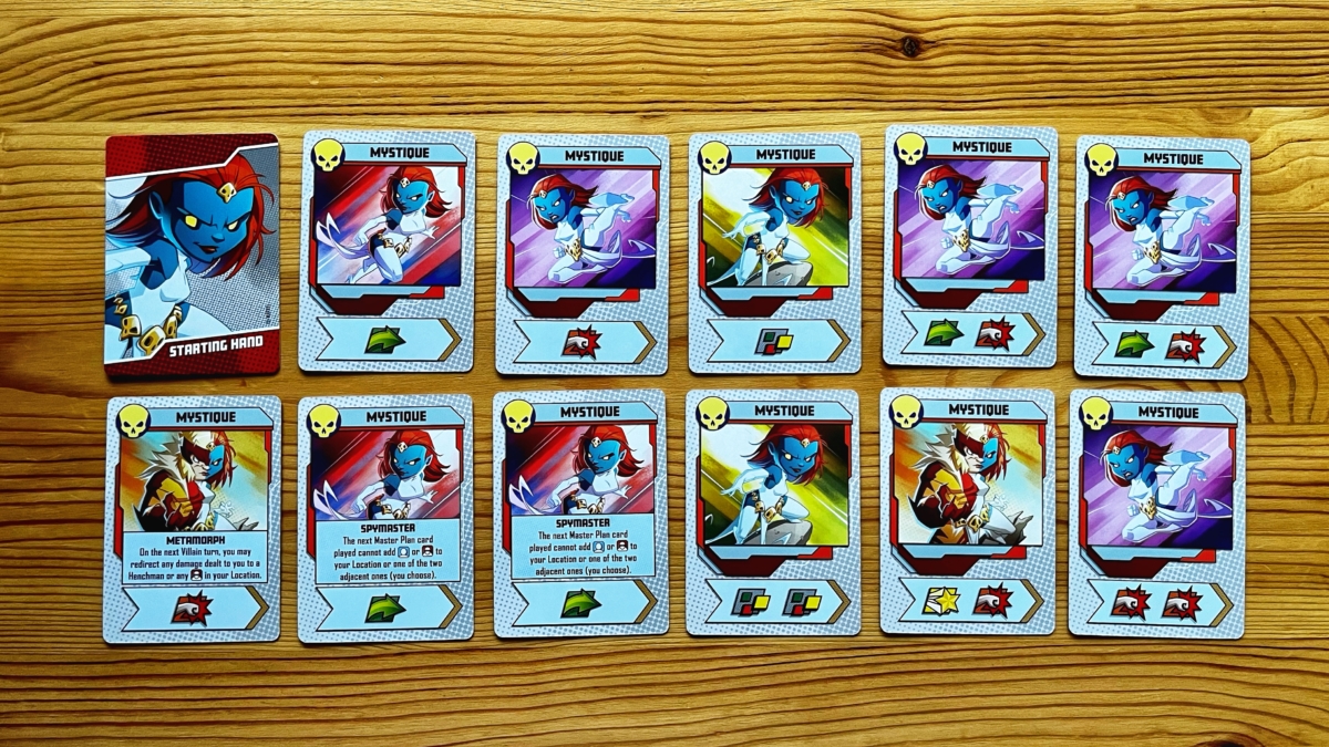 Mystique Hero Cards