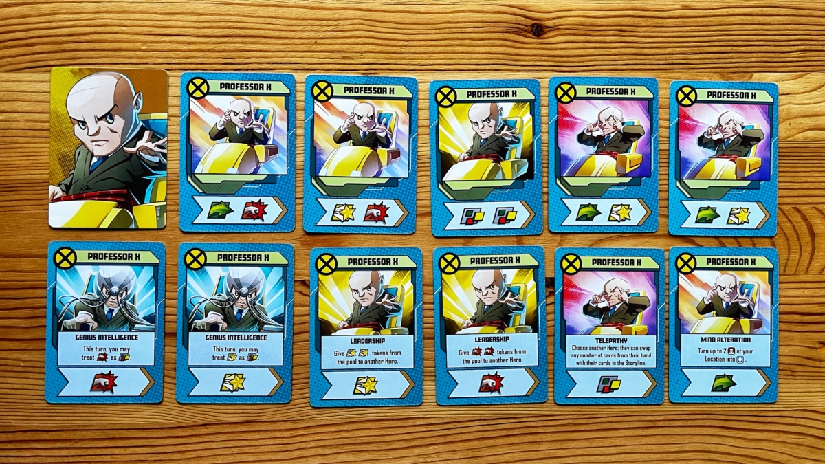 Professor X Hero Cards
