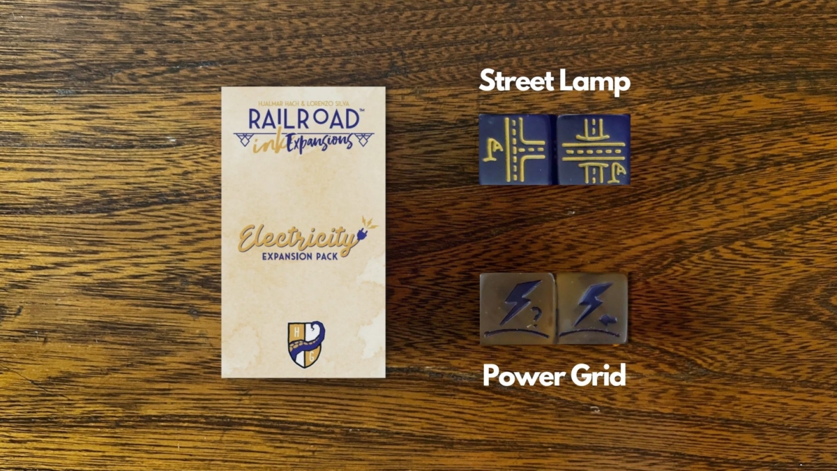 Railroad Ink Covers Electricity