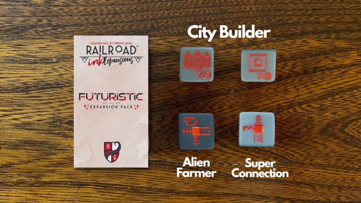 Railroad Ink Covers Futuristic