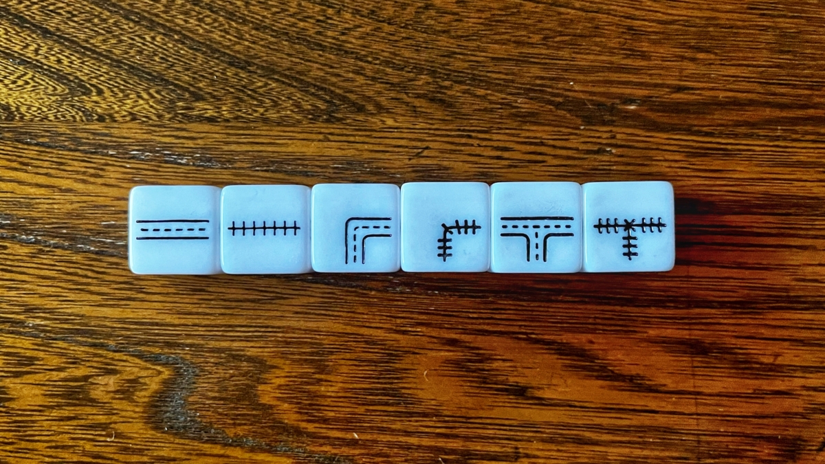 Railroad Ink Route Dice