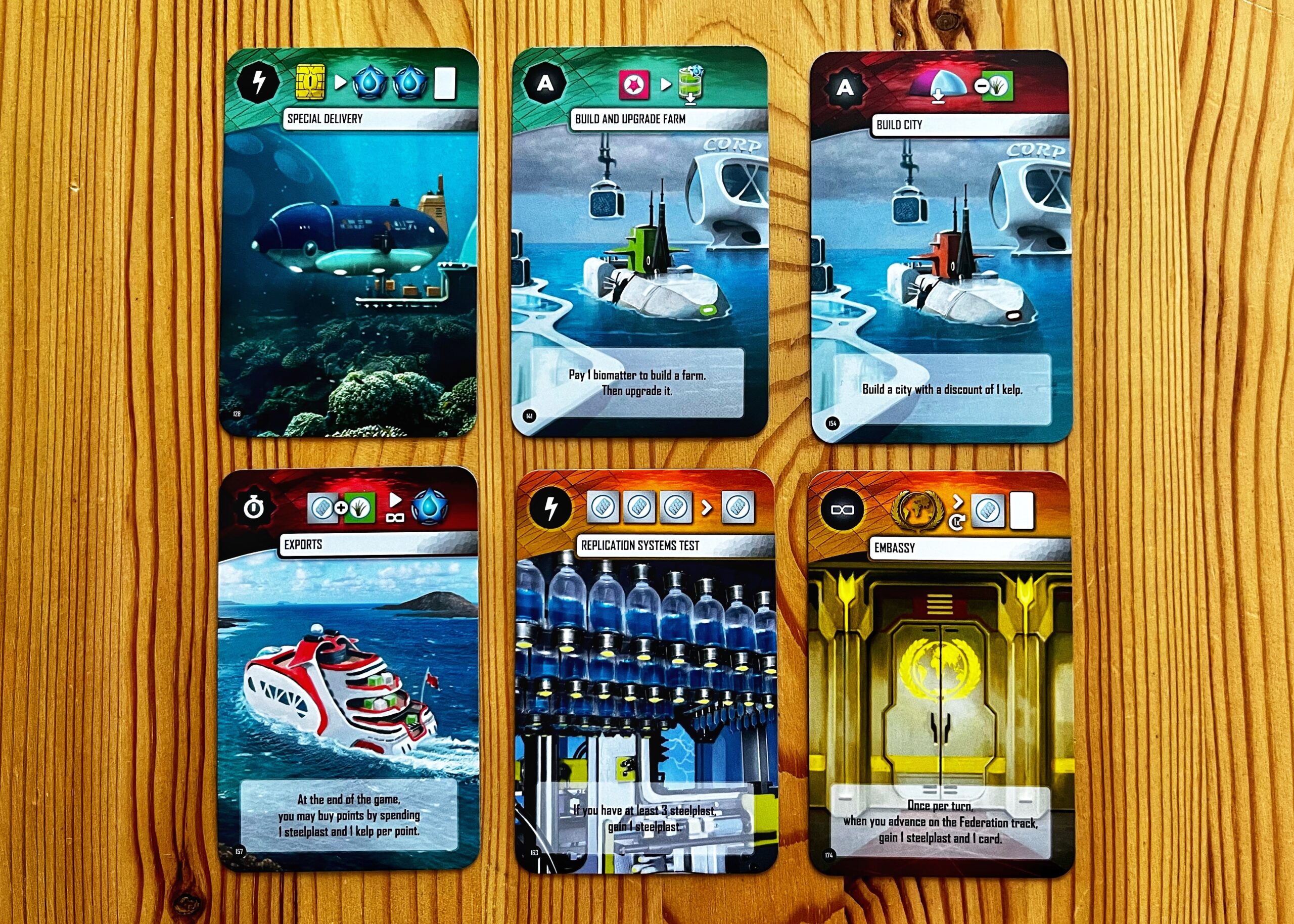 Underwater Cities Card Colors