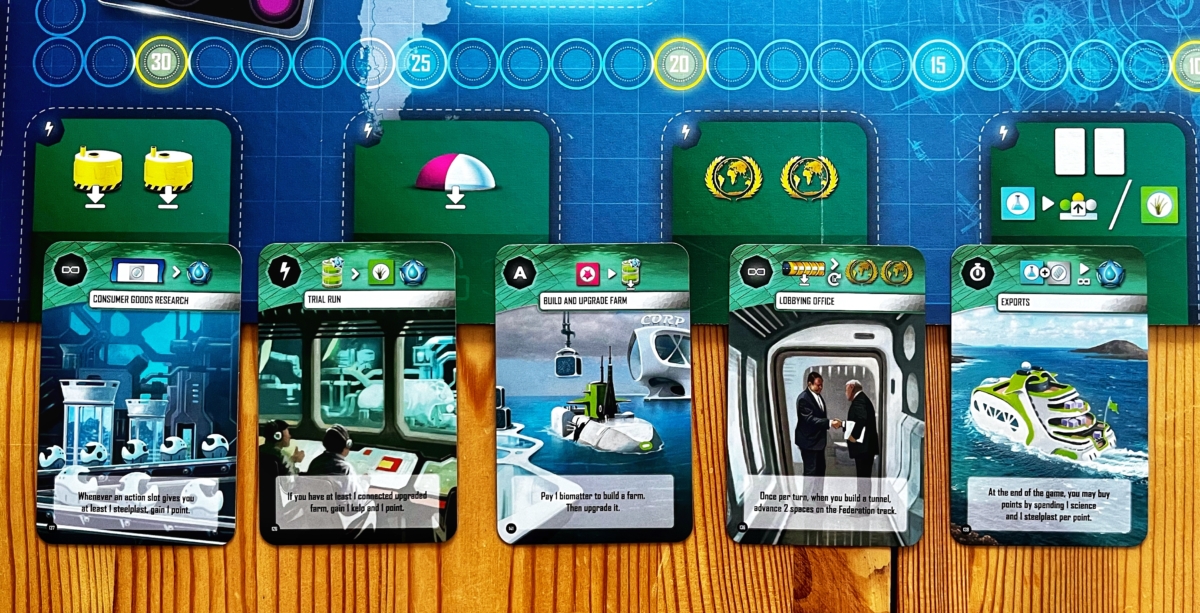 Underwater Cities Green Cards And Action Slots