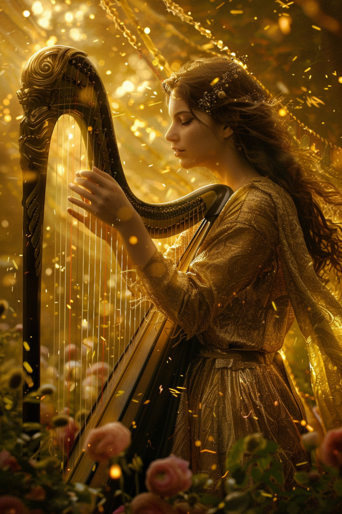 Harp Of Gilded Plenty